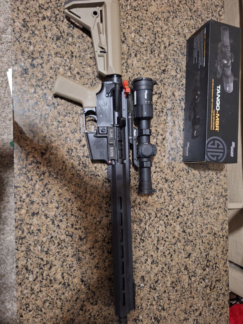 Diamondback DB-15 AR-15 with Sig Tango 1-6 LPVO