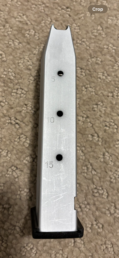 Beretta 92FS 9mm 15rd. stainless steel magazines 2