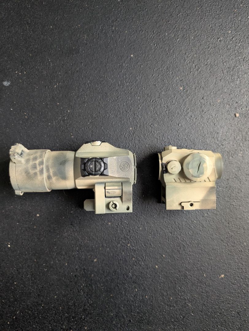 Sig Romeo 5 red dot with Juliet 3 magnifier