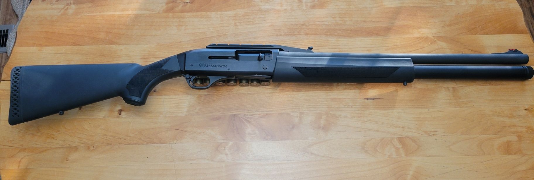 FN SLP MK1 semi auto 12 guage BUNDLE with one knife and hard case - kabar, Becker, Cold Steel   3