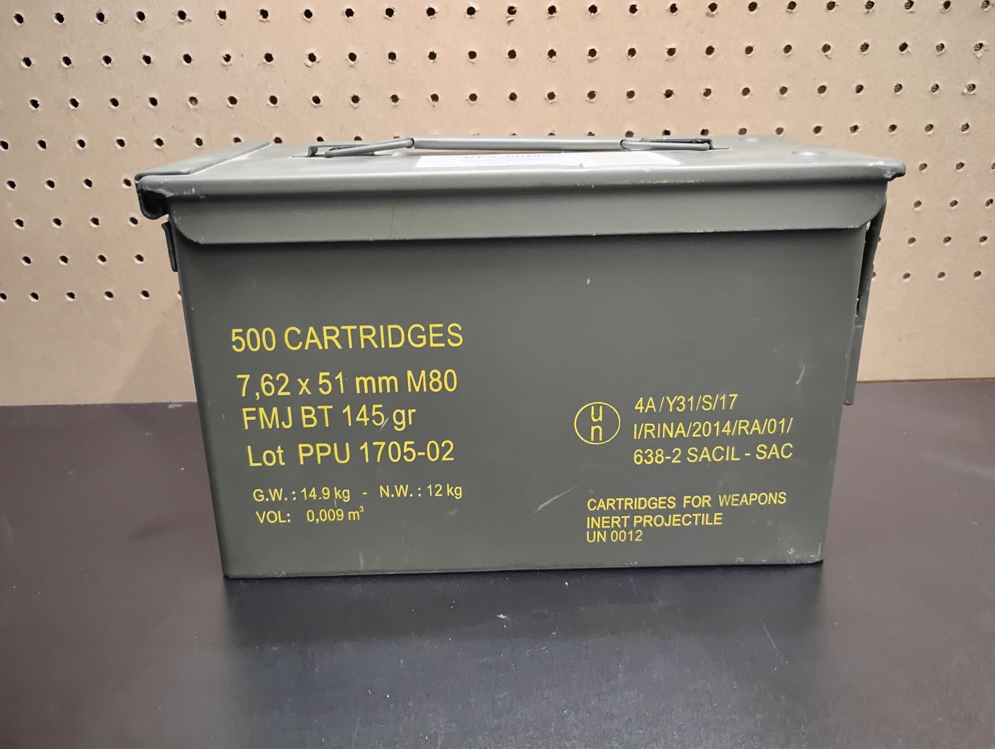 ***SOLD*** 7.62x51 M80 FMJ 145GR Riffle Ammo (500rds)