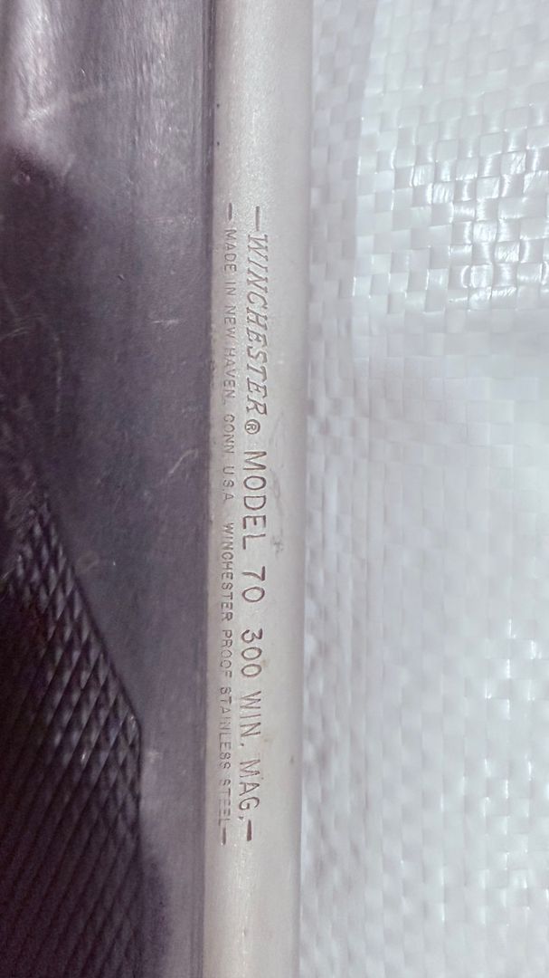 Winchester Model 70 — .300 Win Mag — Stainless 2