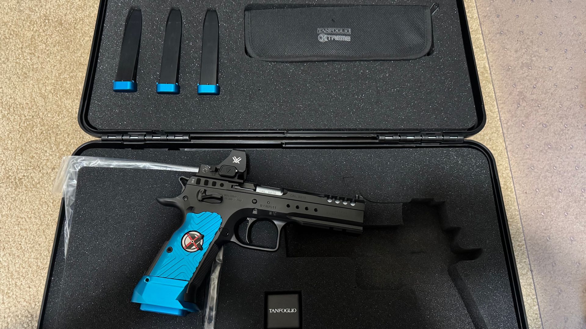 Tanfoglio Limited Master Xtreme 9MM Competiton Gun with Vortex COMP DOT 2