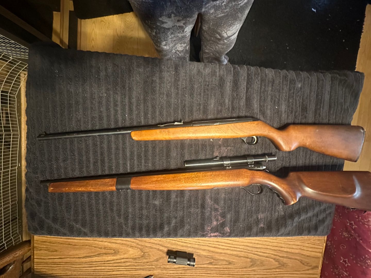 Two older mossberg 22 LR