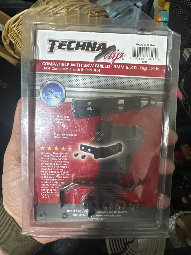 M&P shield techna clip