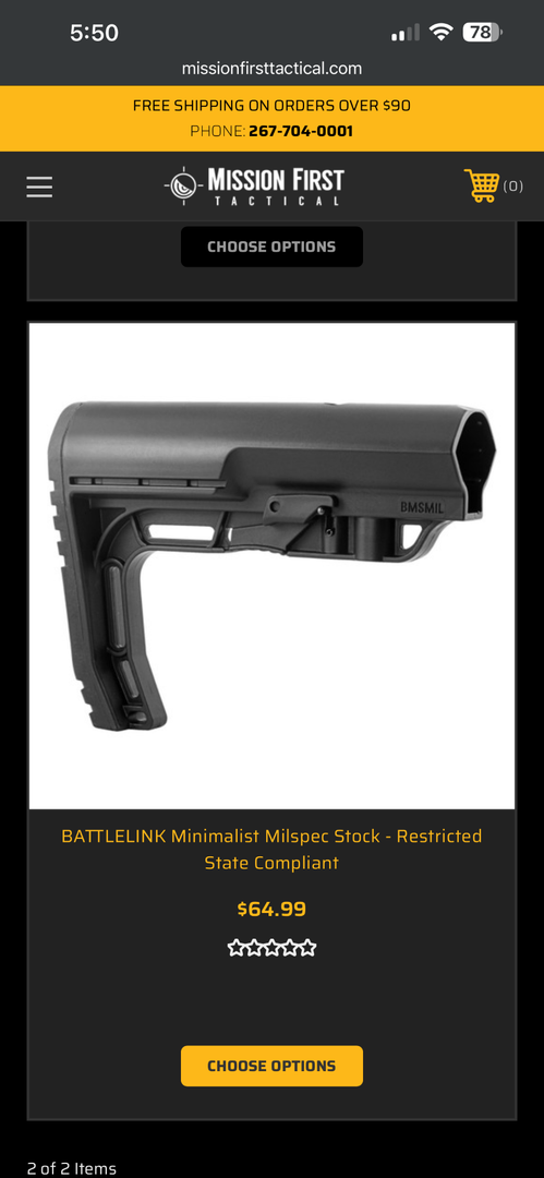 Buffer tubes and mft minimalist stock 2