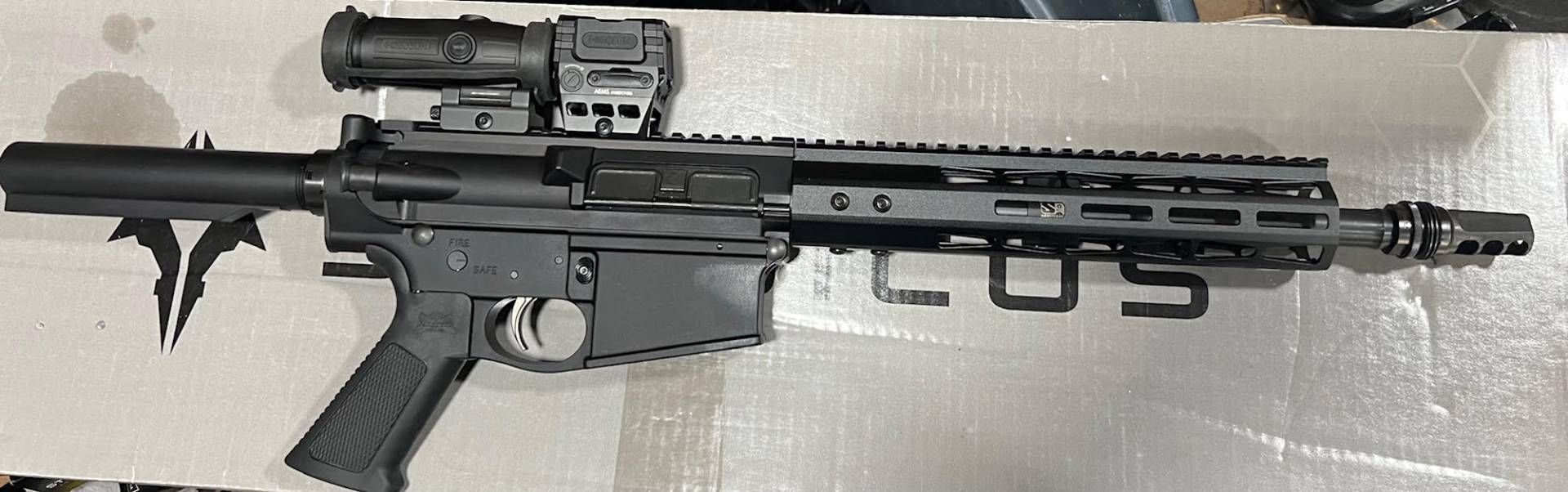 8.6 Blackout AR-10 Pistol 12"  4