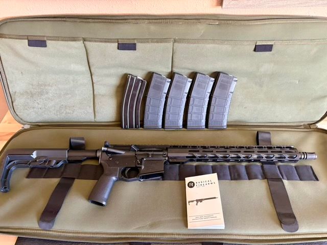 Radical Firearms RF-15 (AR-15) w/case & 5-30rd. Mags
