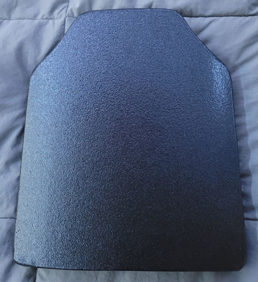 Level III lightweight curved plate 10x12