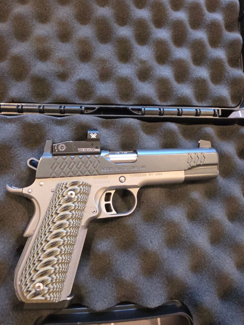 Kimber Aegis 45acp and Vortex Red dot 2