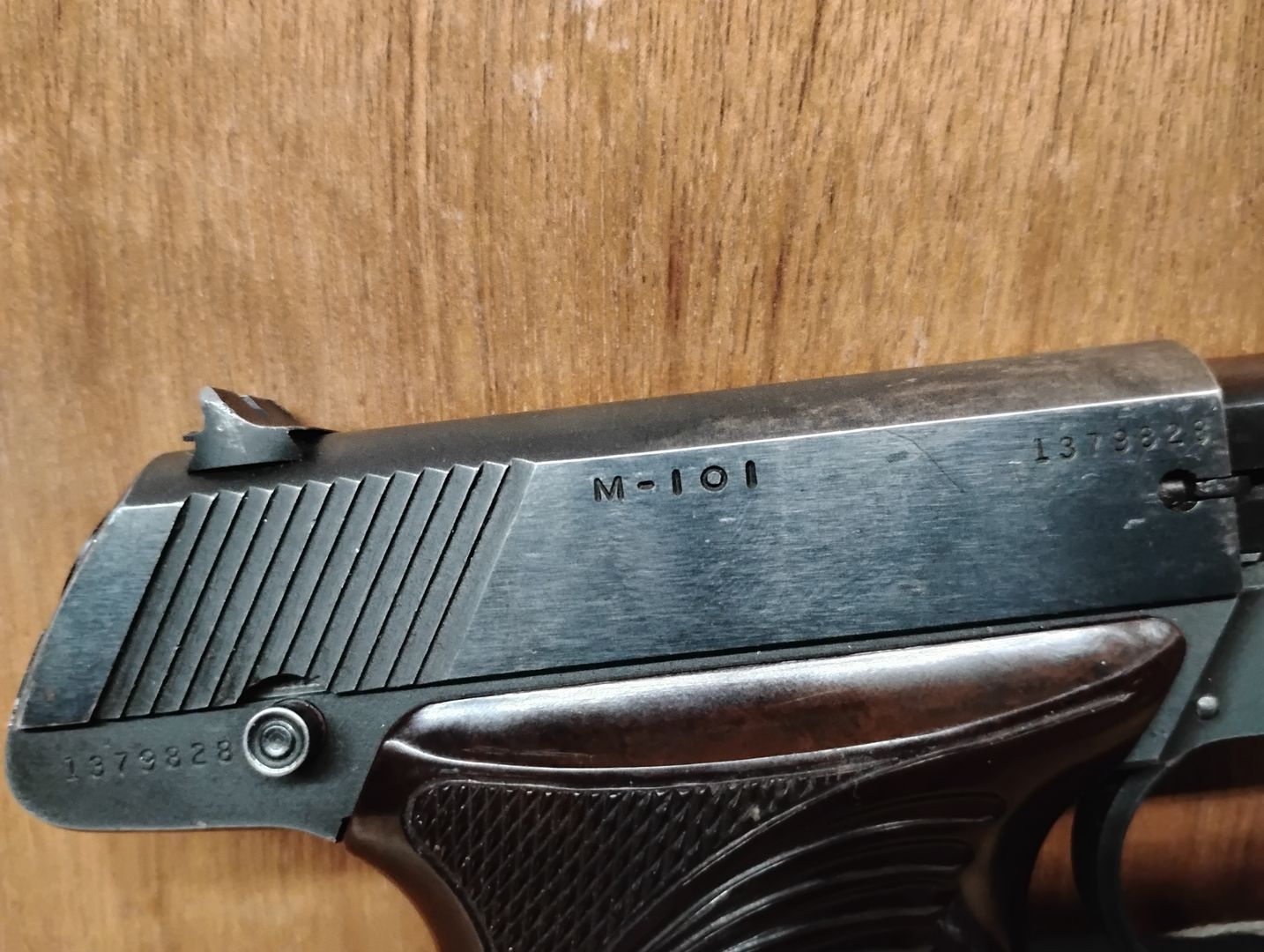 Hi-Standard M-101 Dura-matic .22 Cal Pistol S/N: 1379828 4