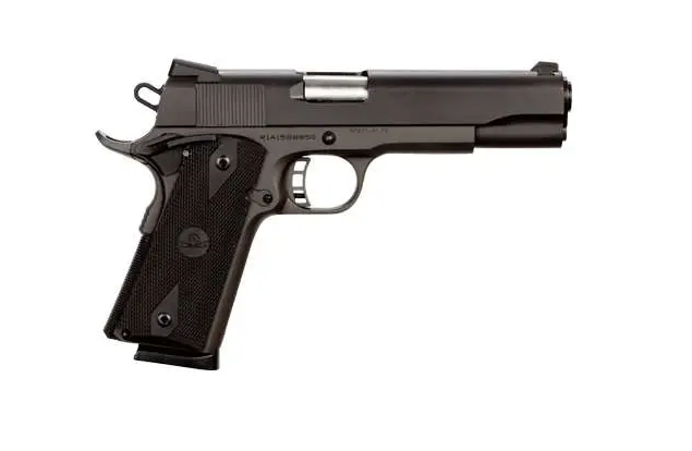 Rock Island Rock Standard FS 45 ACP 5" 8+1 Black Parkerized Black Rubber Grip Fixed Sights