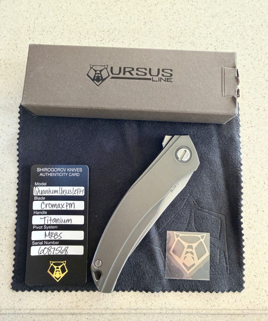 Shirogorov Quantum Ursus (Lefty) Cromax Steel 4