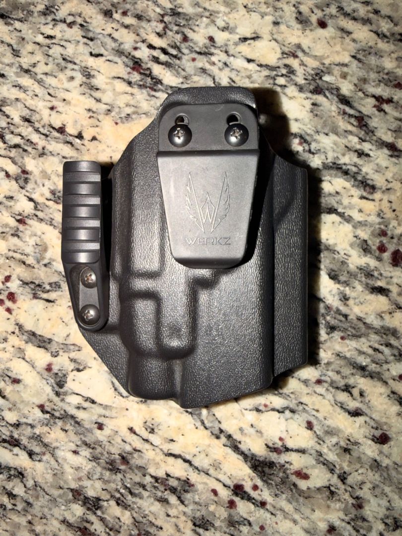 Werkz glock 19 w/ tlr-7 holster