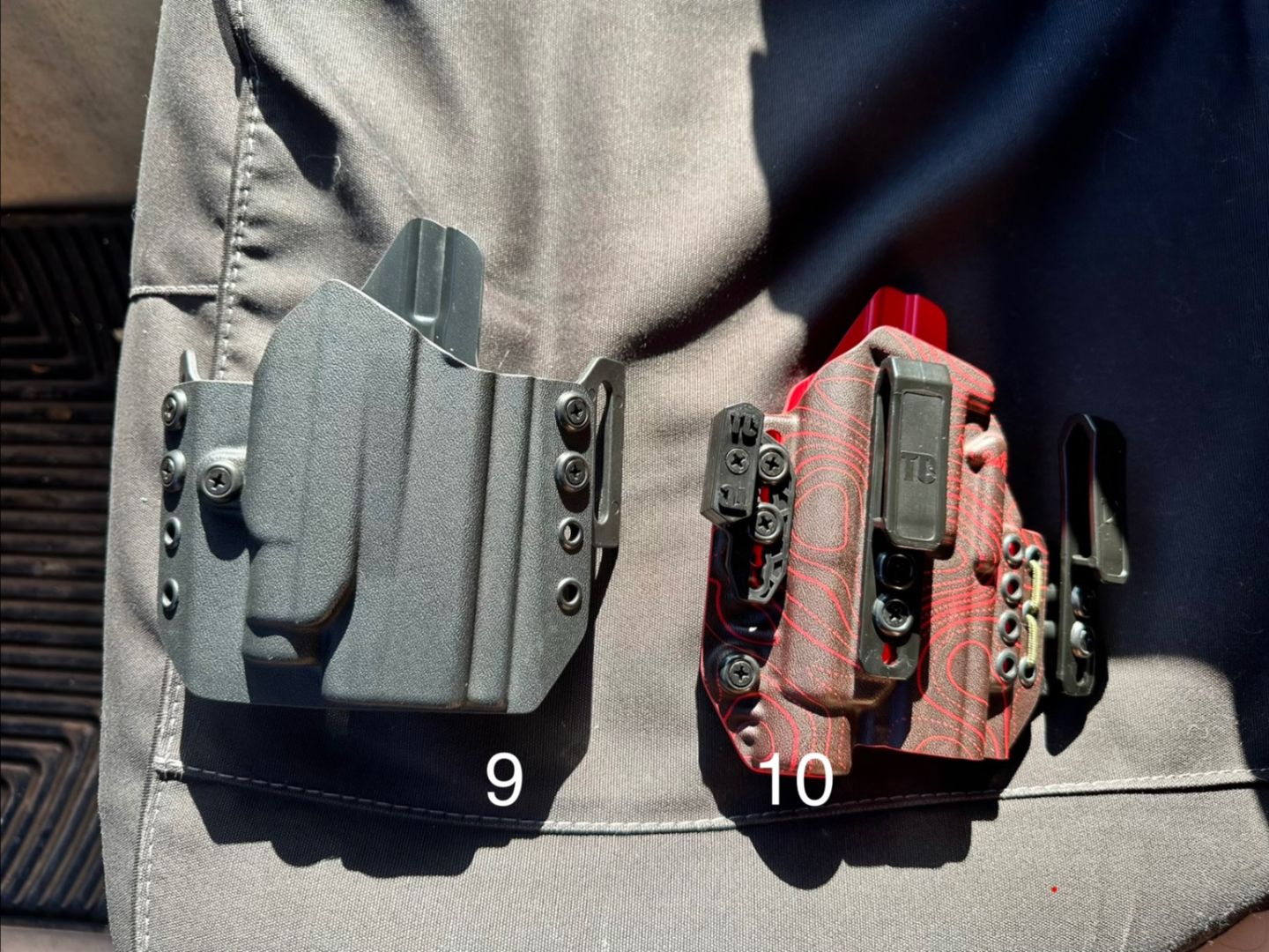 Various Tier 1 Concealed Holsters 2
