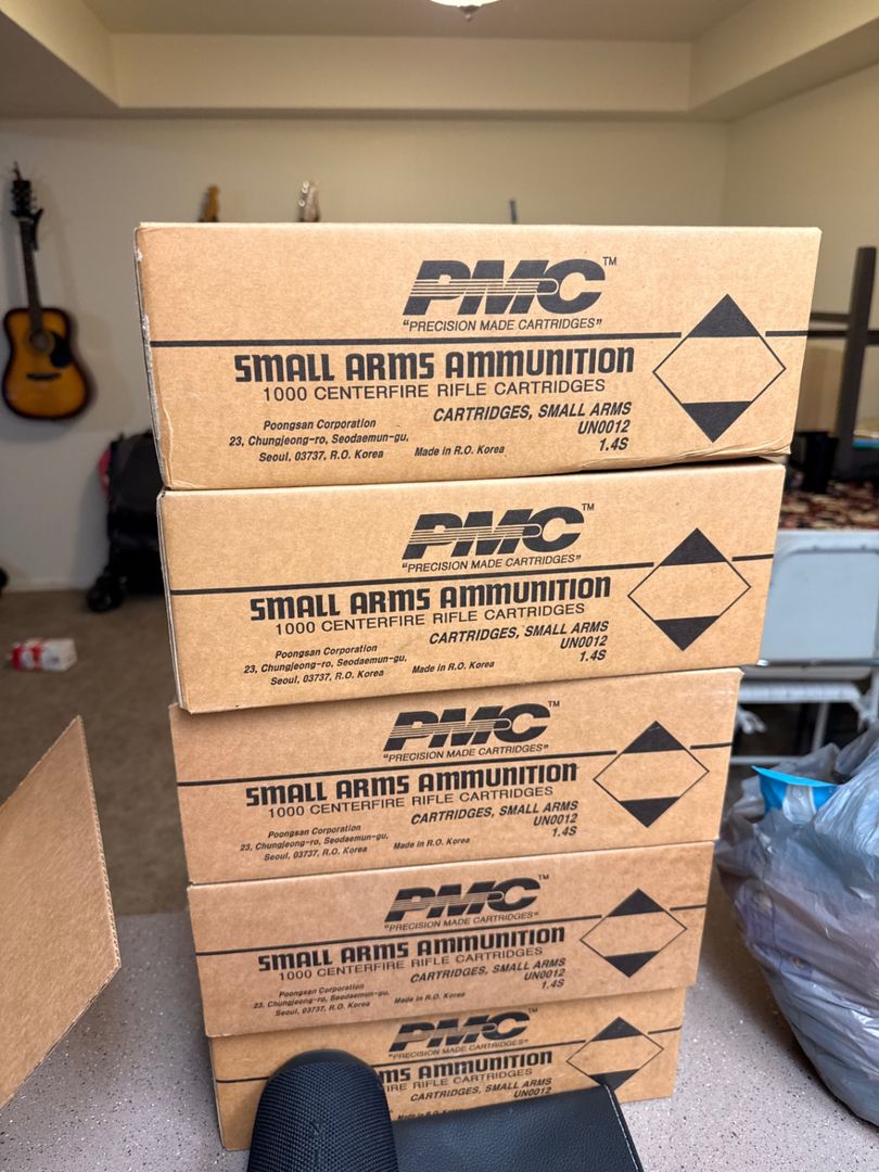 3,000 rds 5.56x45 62 grain green tip