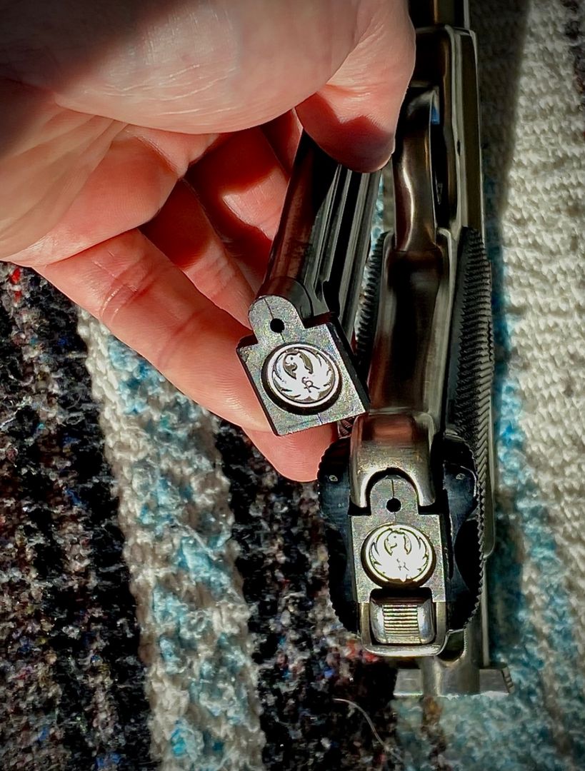 Ruger MKII Stainless bull-barrel 5