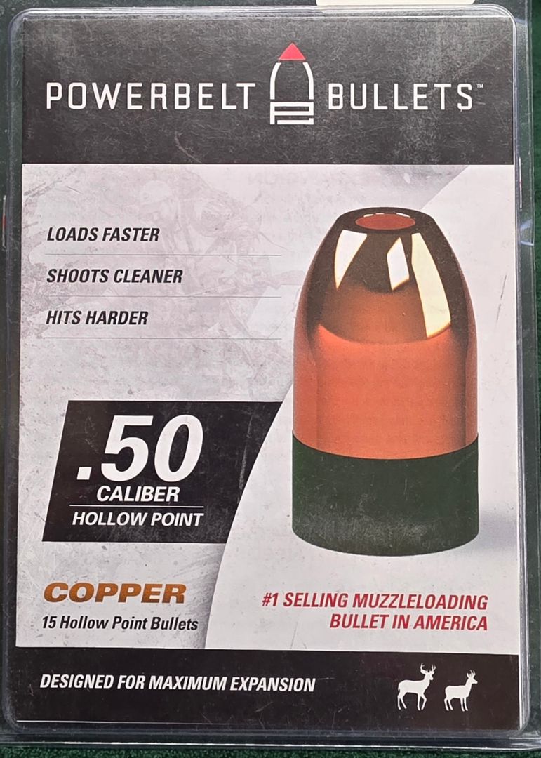 PowerBelt .50 Cal Copper Hollow Point