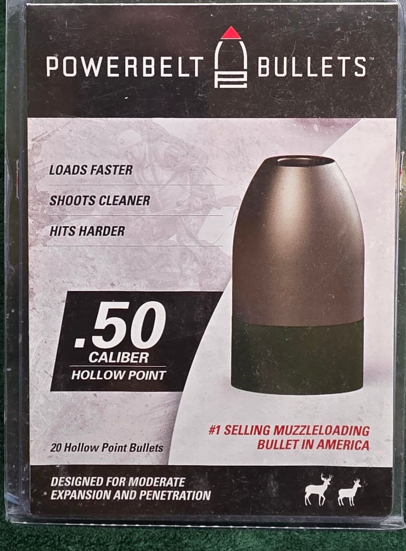 PowerBelt .50 Cal Lead Hollow Point