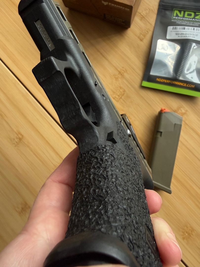 Custom Gen 3 Glock 19 LFA Slide Swampfox Liberty Optic Red Dot 4