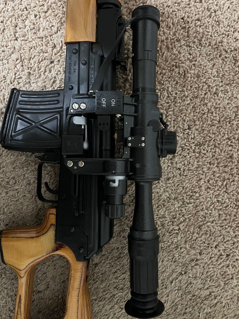 DRACO 7.62X54R Romanian PSL-54R w/ Novosibirsk 4X22-1 Electric 3