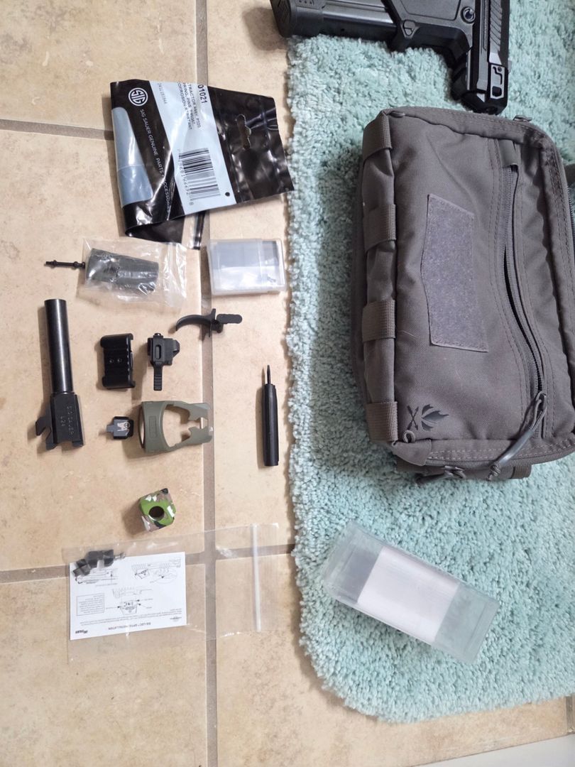 Sig Sauer P320 SMC Bravo complete package trade for Hellcat package 5