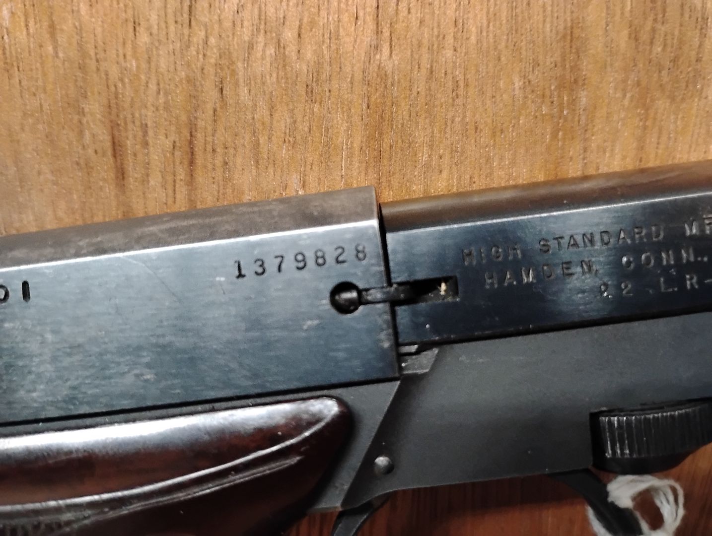 Hi-Standard M-101 Dura-matic .22 Cal Pistol S/N: 1379828 3
