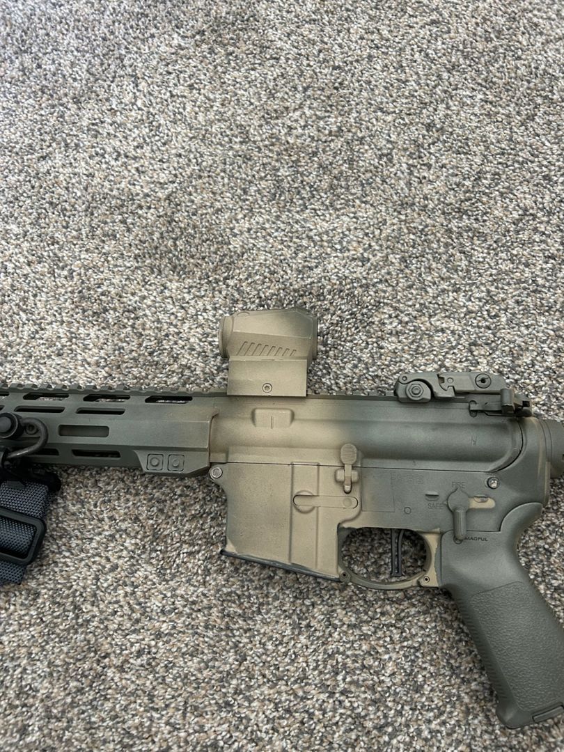 Custom-painted Ruger AR-556 3