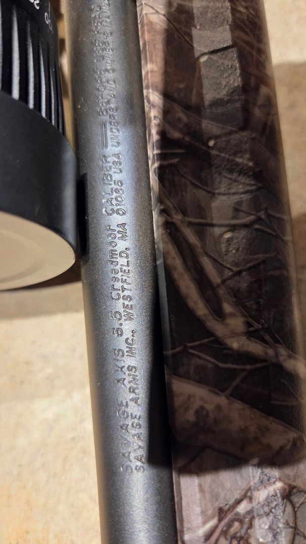 Savage Axis 6.5 Creedmoor with Vortex 6-18 x 44 4