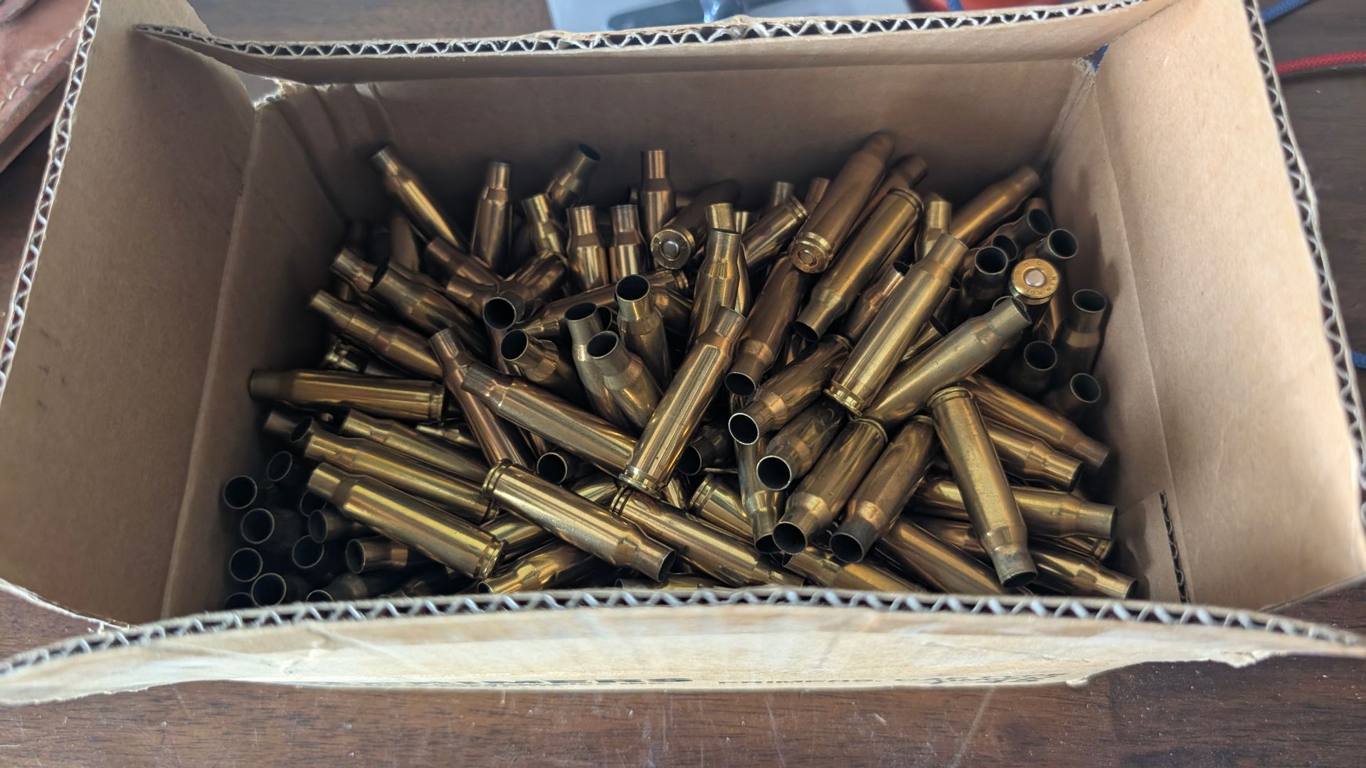 Primed .308 brass 