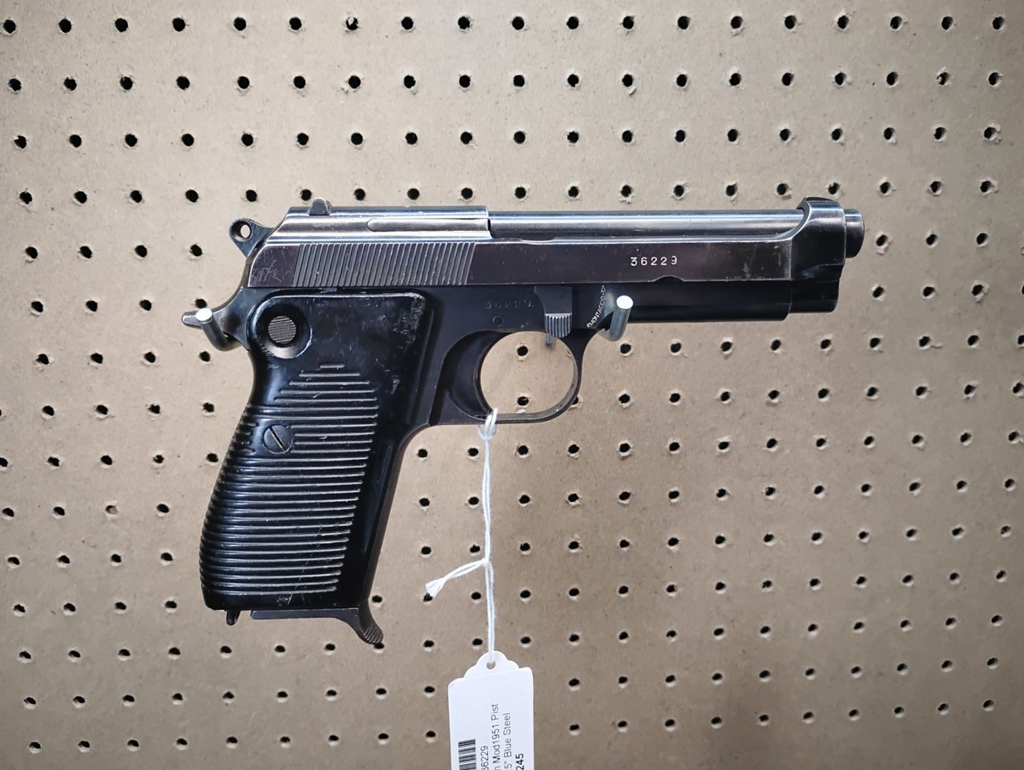 P. Beretta Model 1951 9mm Semi-Auto Pistol