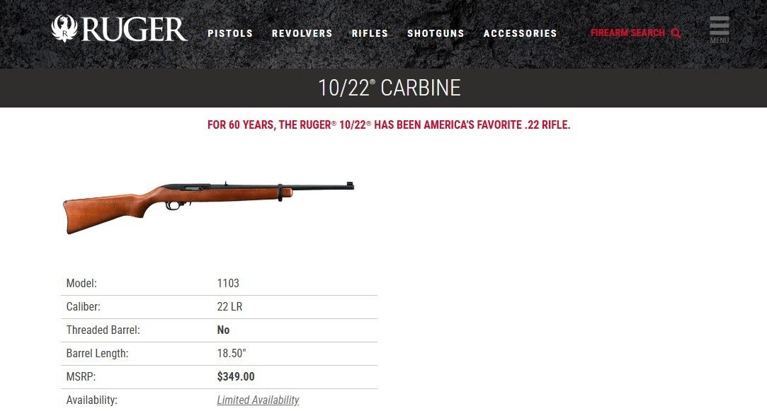 Ruger 10/22 Carbine 5