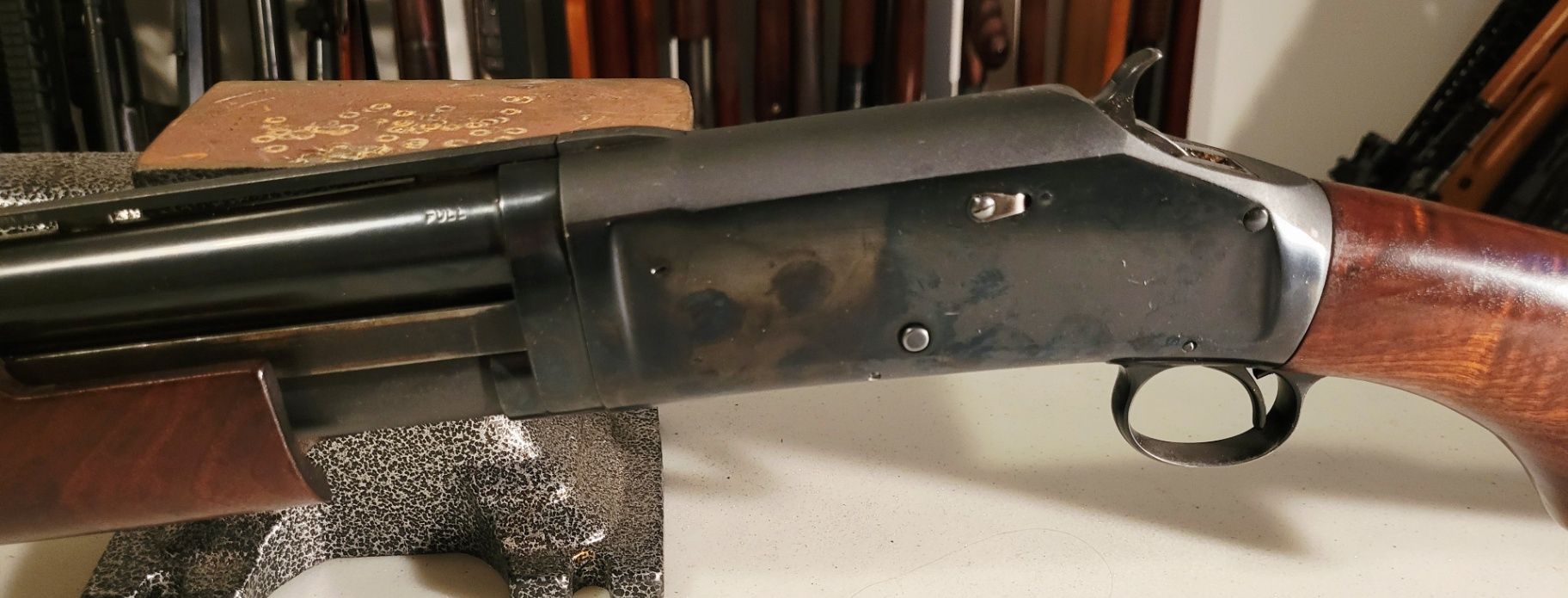 1908 Winchester pump shotgun  2