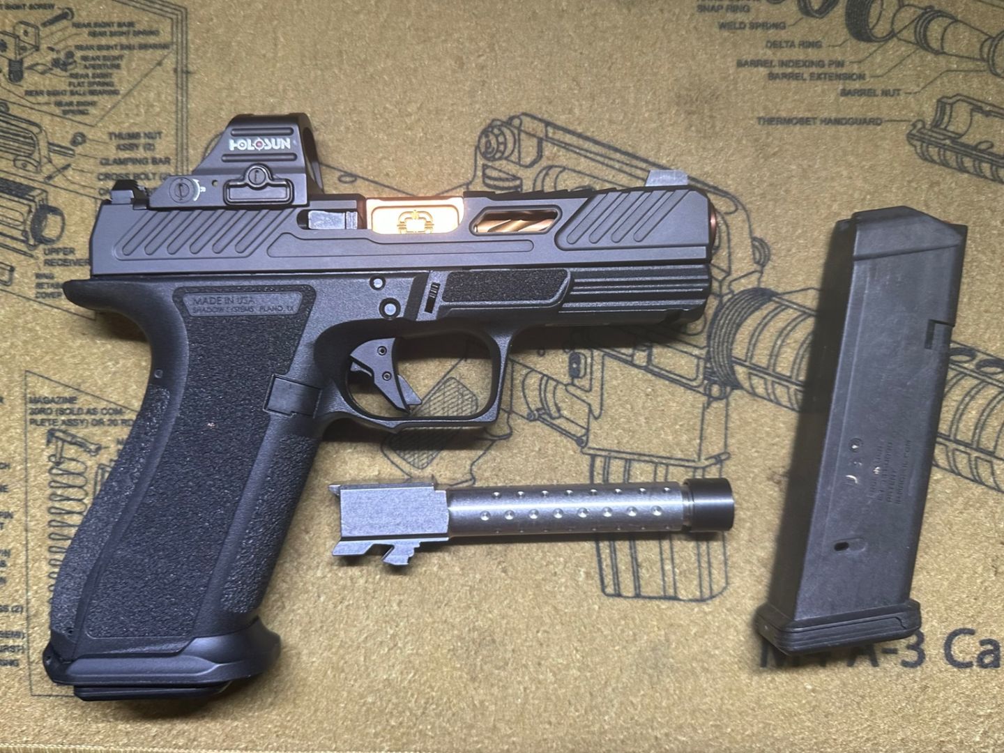 Shadow Systems XR920 Elite with Holosun and Threaded Barrel