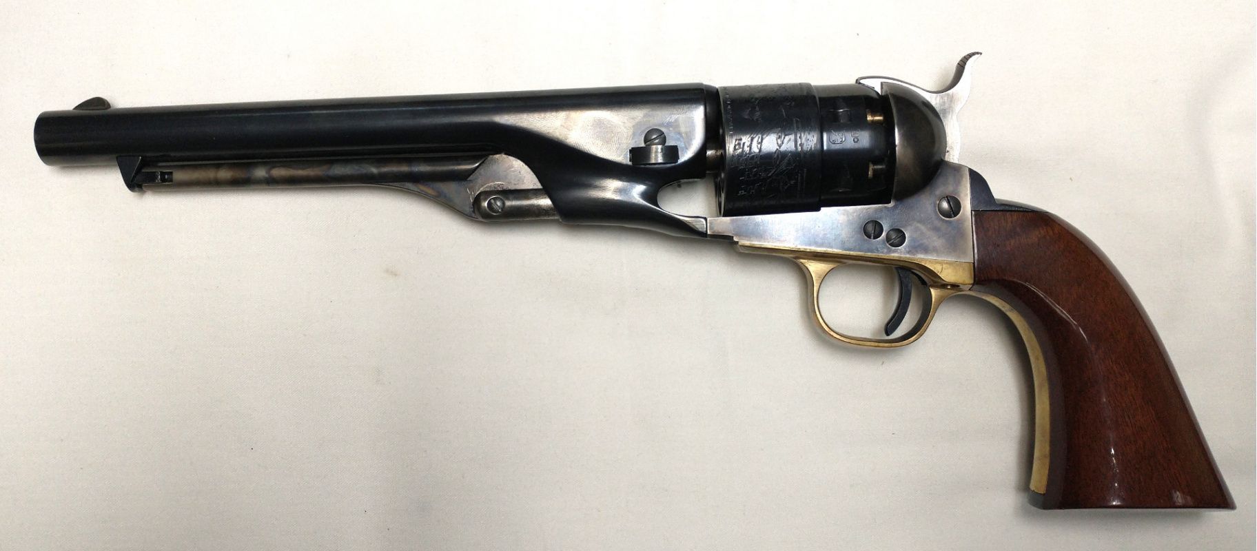 Cimarron Uberti Colt 1860 Army 44 caliber cap & ball revolver.  Better Than New 2