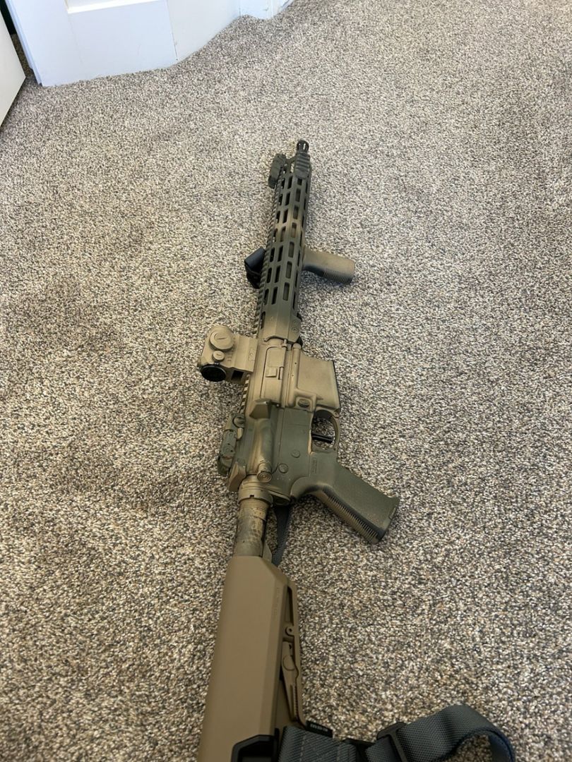 Custom-painted Ruger AR-556 2