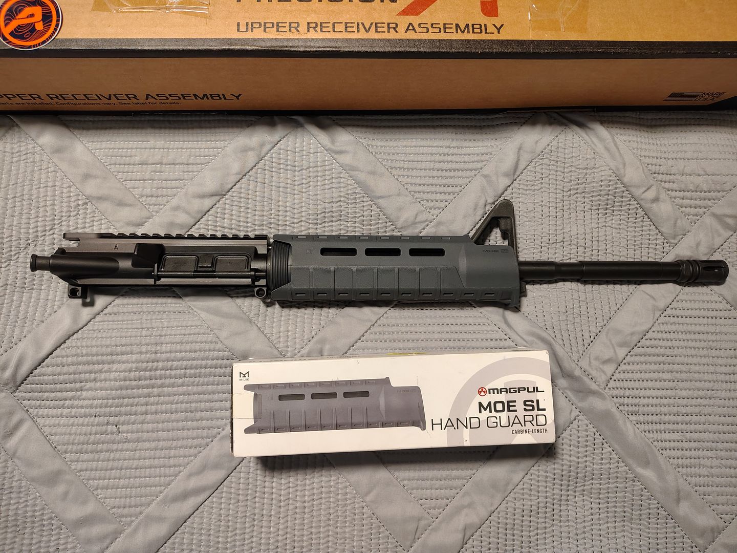 Aero Precision 16" 5.56 Pinned Carbine Barrel w/ M4 Handguard and Magpul Handguard 5
