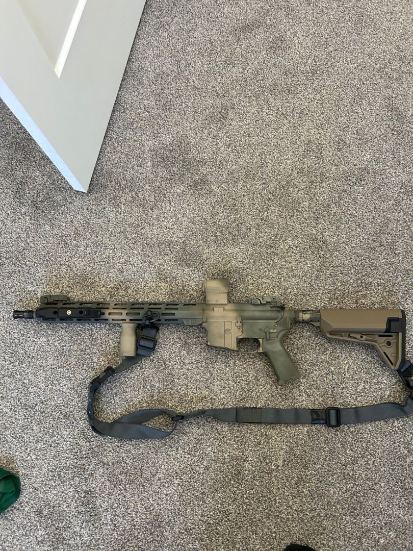 Custom-painted Ruger AR-556