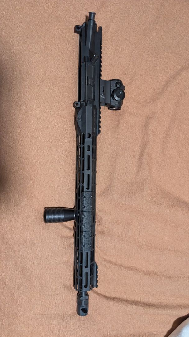 Aero Precision upper/Sig Romeo reddot