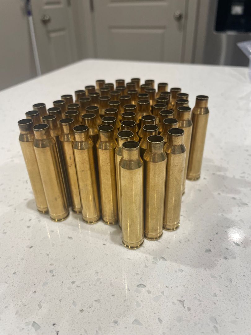 300 Win Mag Brass Norma Brand "58 pieces cleaned"