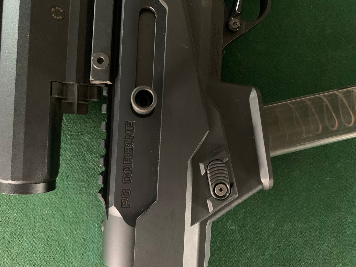 Ruger PC Carbine Tactical 9mm (Glock or Ruger mags)  2