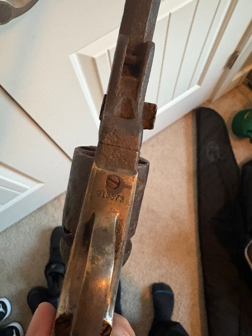 1851 NAVY PISTOL // .36 CALIBER  Featuring- OCTAGONAL BARREL  Fair- Poor Condition 3