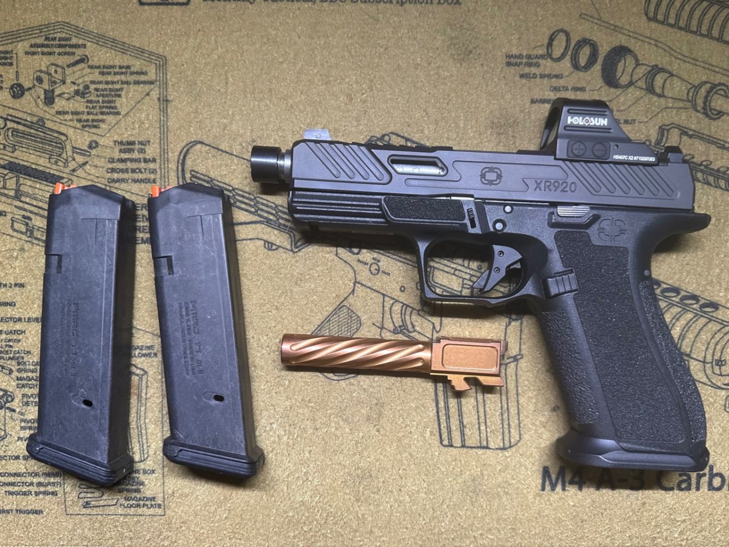 Shadow Systems XR920 Elite with Holosun and Threaded Barrel 2