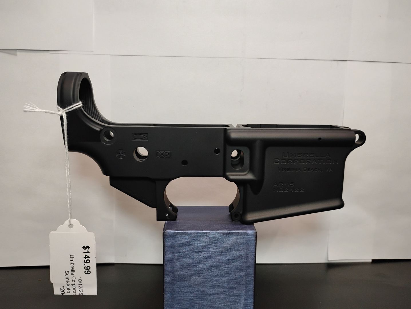 Umbrella Corporation AR-15 Stripped Lower Receiver