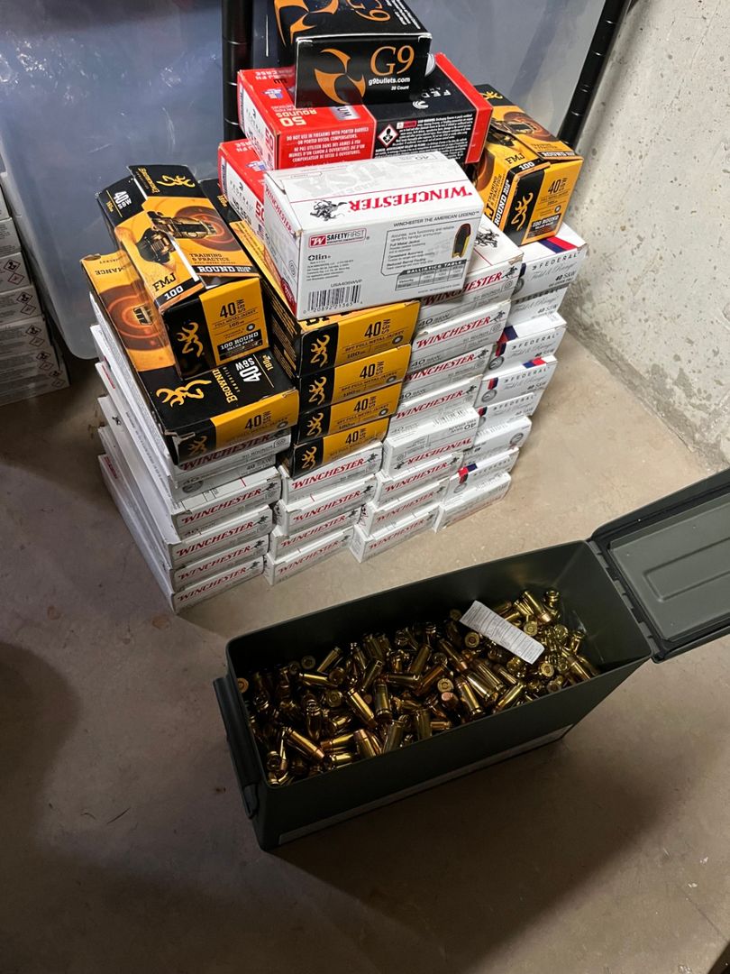 40 S&W bulk ammo - 180 grain