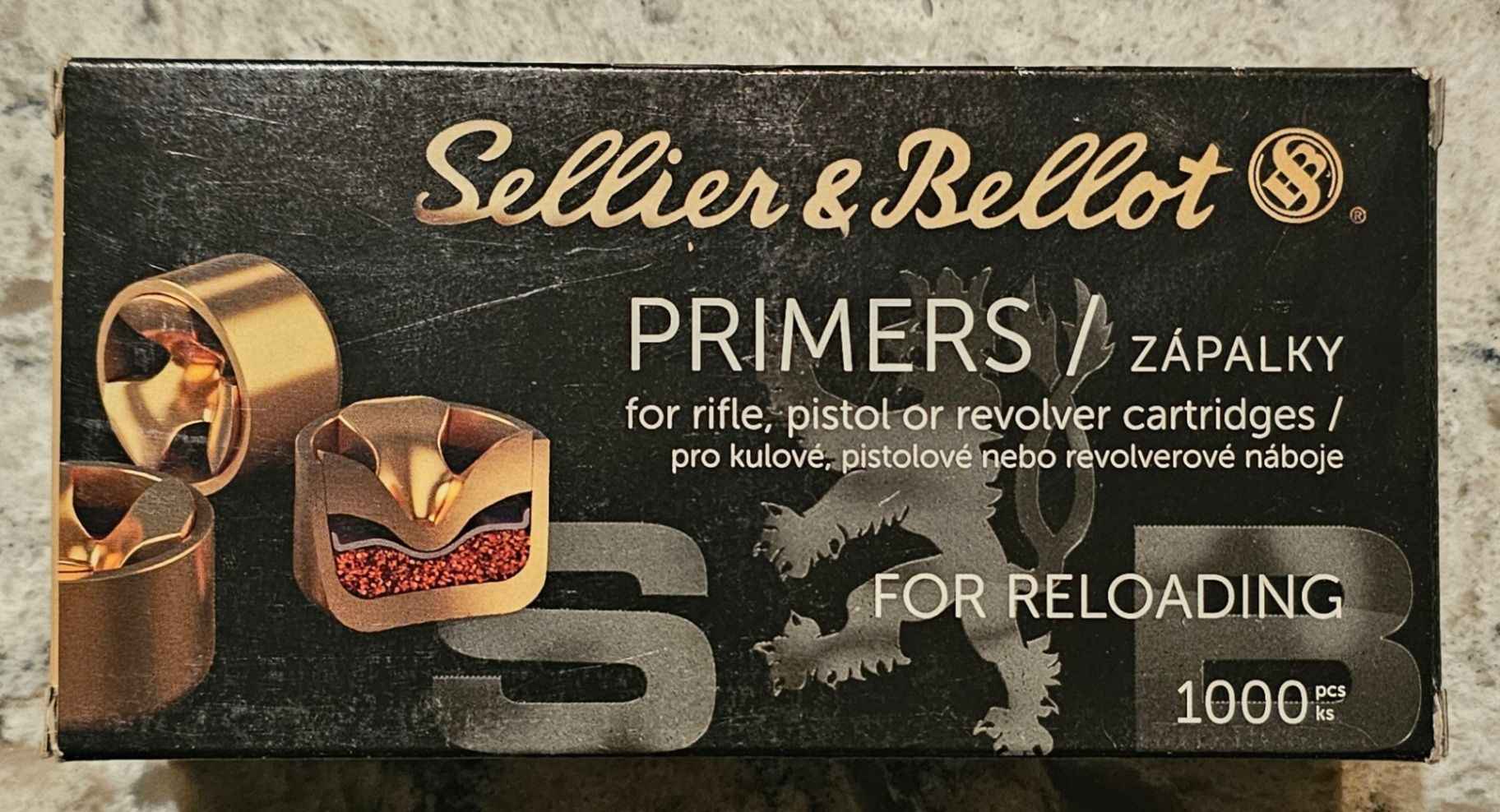 Primers, 3000 count, S&B 2