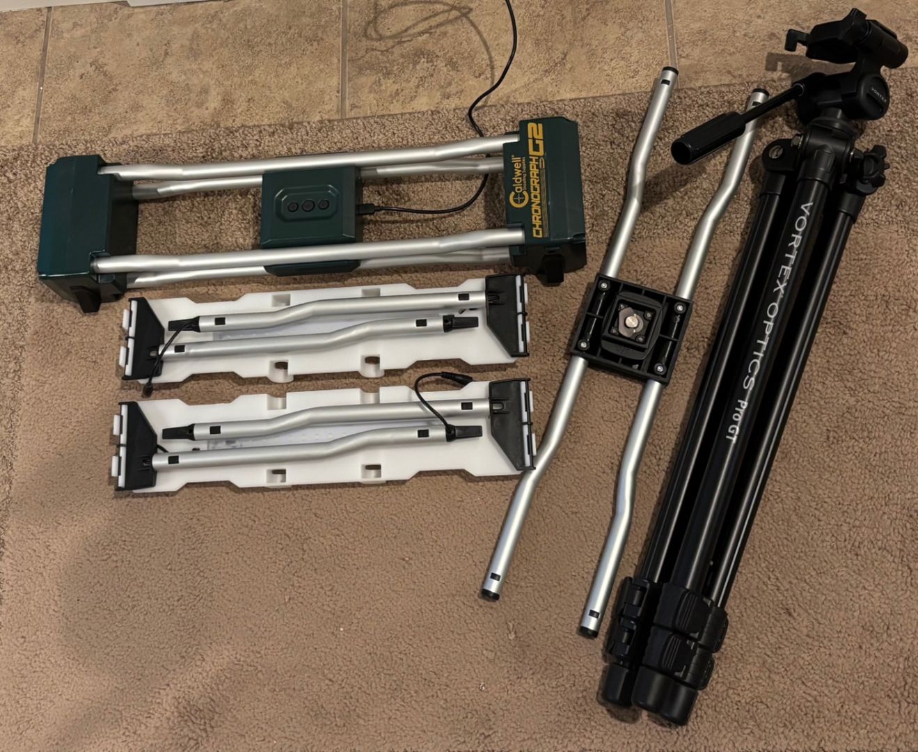 Caldwell Chronograph G2 with Vortex Pro GT Tripod Bundle 4