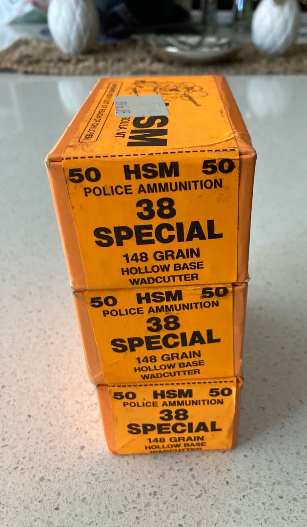 150 Rounds .38 Special HSM Ammo