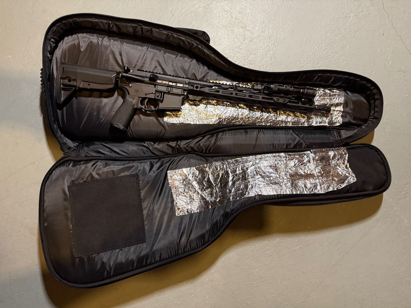 Rifle Case Backpack Guitar shaped AR-15 2