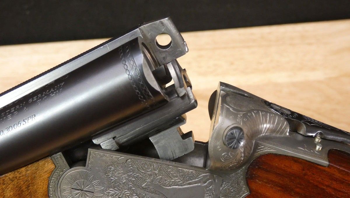 JP Sauer Colt Model 3000 Drilling - 12 Gauge & .30-06 - Engraved 3